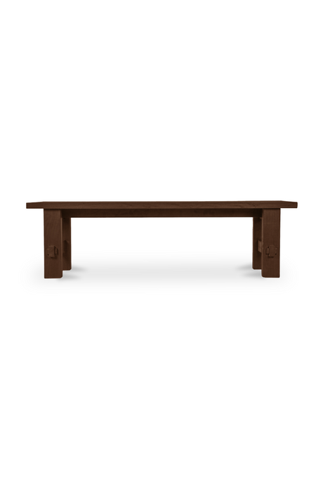   Modern European furniture - Slatted Teak Outdoor Dining Bench - www.oroa.com | Oroa.com