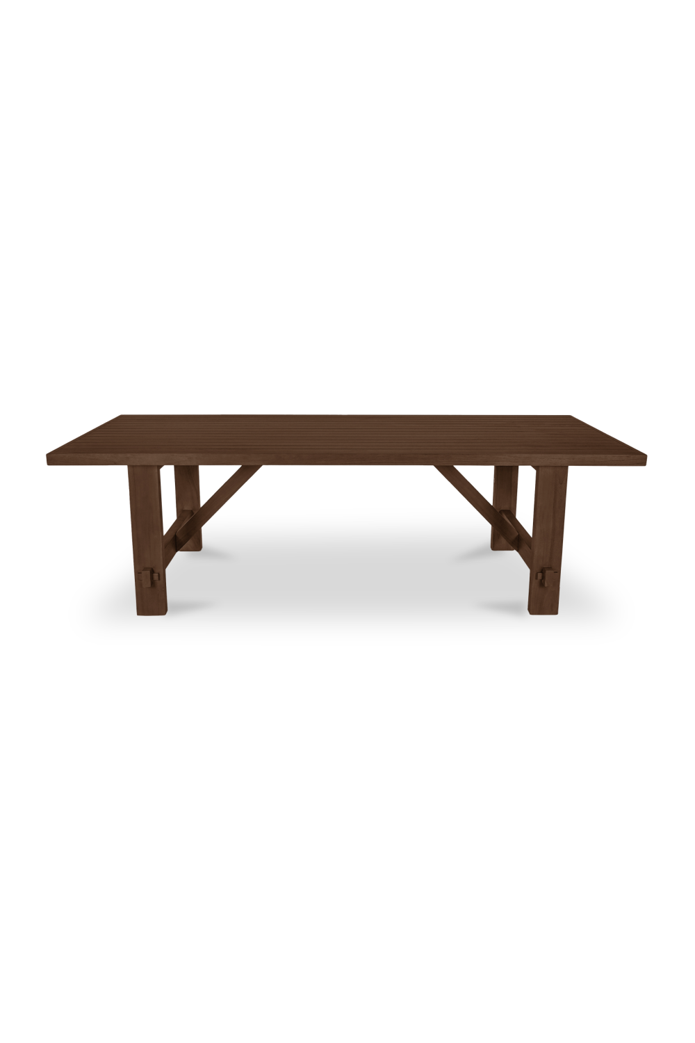   Modern European furniture - Slatted Teak Outdoor Dining Table - www.oroa.com | Oroa.com