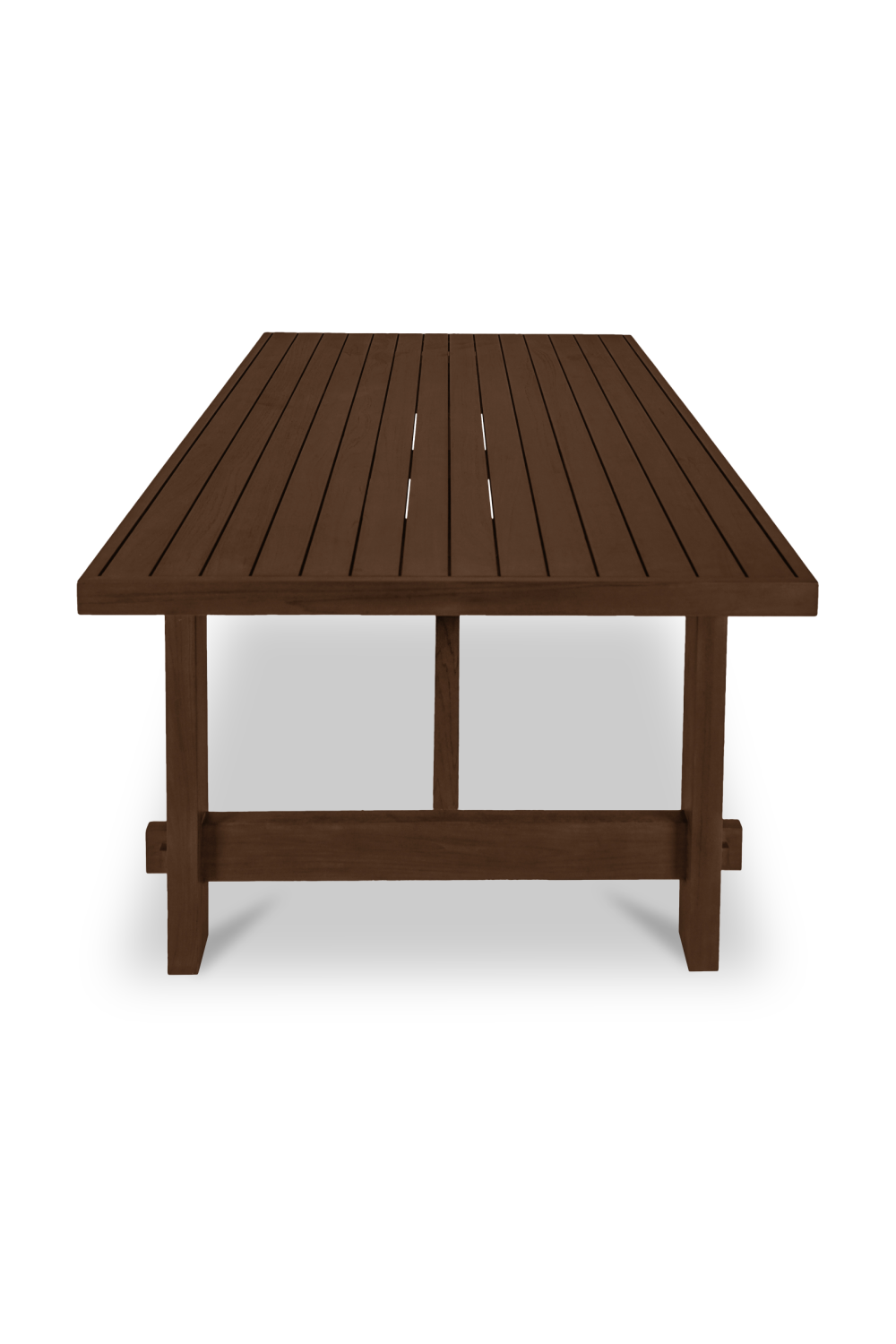   Modern European furniture - Slatted Teak Outdoor Dining Table - www.oroa.com | Oroa.com