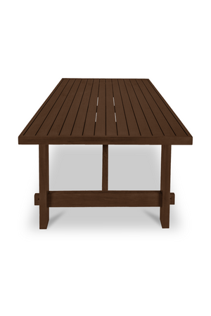   Modern European furniture - Slatted Teak Outdoor Dining Table - www.oroa.com | Oroa.com