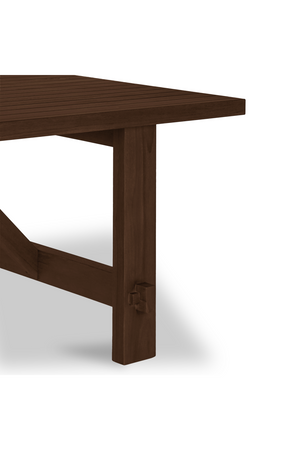   Modern European furniture - Slatted Teak Outdoor Dining Table - www.oroa.com | Oroa.com