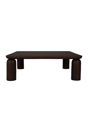   Modern or European furniture - Brown Teak Outdoor Coffee Table - link to oroa.com | Oroa.com