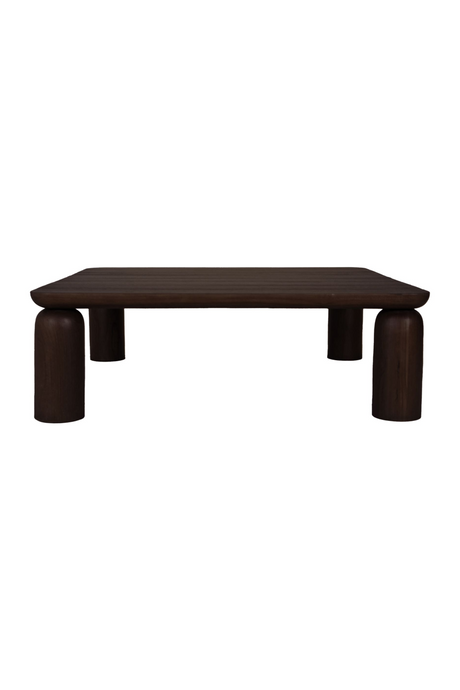   Modern or European furniture - Brown Teak Outdoor Coffee Table - link to oroa.com | Oroa.com