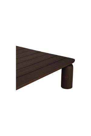   Modern or European furniture - Brown Teak Outdoor Coffee Table - link to oroa.com | Oroa.com