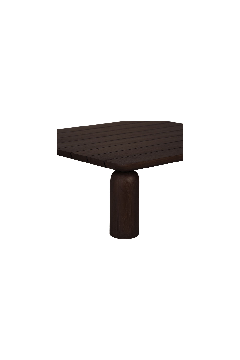   Modern or European furniture - Brown Teak Outdoor Coffee Table - link to oroa.com | Oroa.com