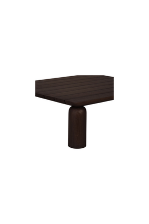   Modern or European furniture - Brown Teak Outdoor Coffee Table - link to oroa.com | Oroa.com