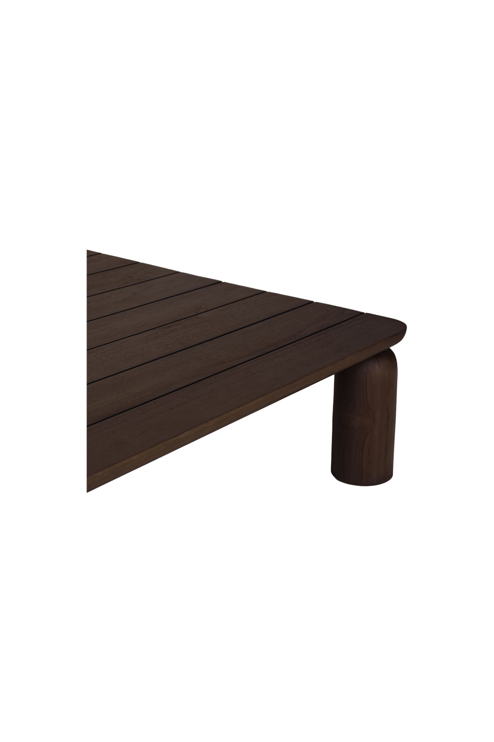   Modern or European furniture - Brown Teak Outdoor Coffee Table - link to oroa.com | Oroa.com