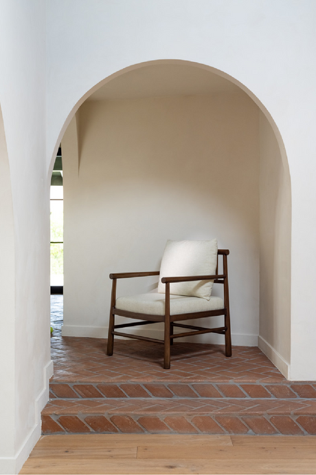   Modern European furniture - Sungkai Wood Framed Accent Chair - www.oroa.com | Oroa.com