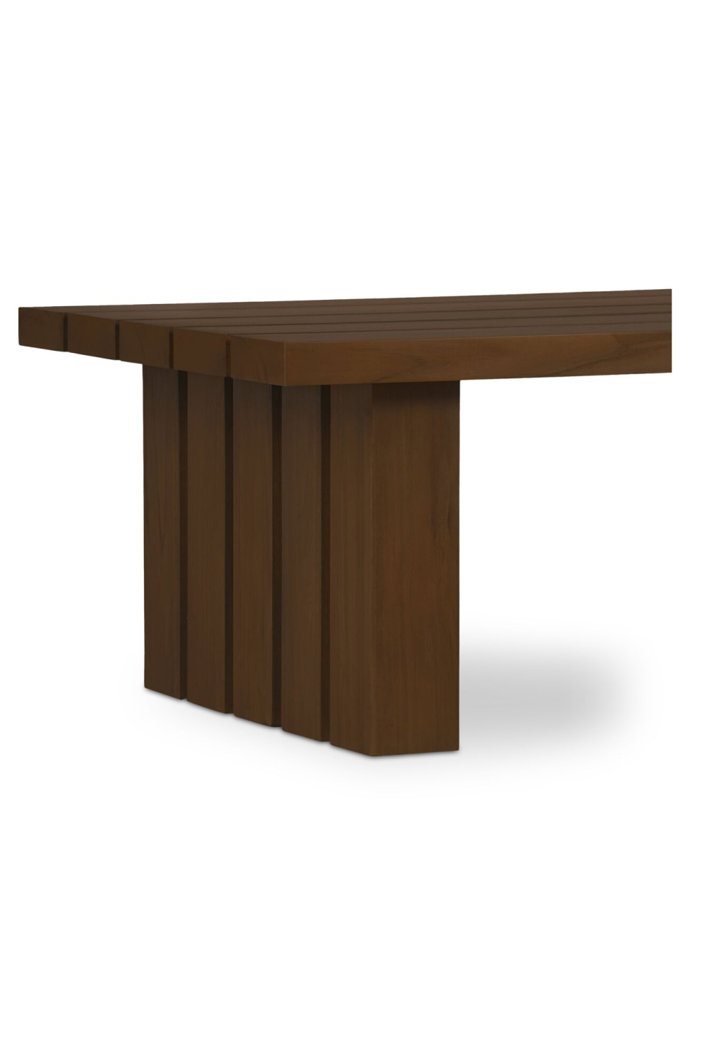   Modern European furniture - Slatted Teak Outdoor Coffee Table - www.oroa.com | Oroa.com