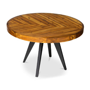   Modern European furniture - Parquet Patterned Wooden Dining Table - www.oroa.com | Oroa.com