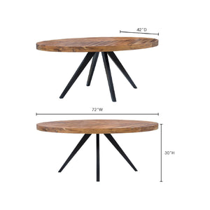   Modern European furniture - Parquet Patterned Wooden Dining Table - www.oroa.com | Oroa.com
