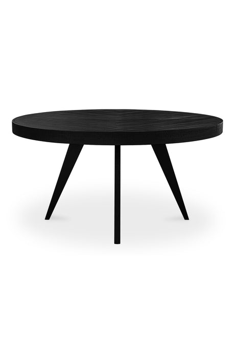   Modern European furniture - Black Acacia Round Dining Table - www.oroa.com | Oroa.com