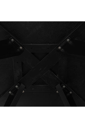   Modern European furniture - Black Acacia Round Dining Table - www.oroa.com | Oroa.com