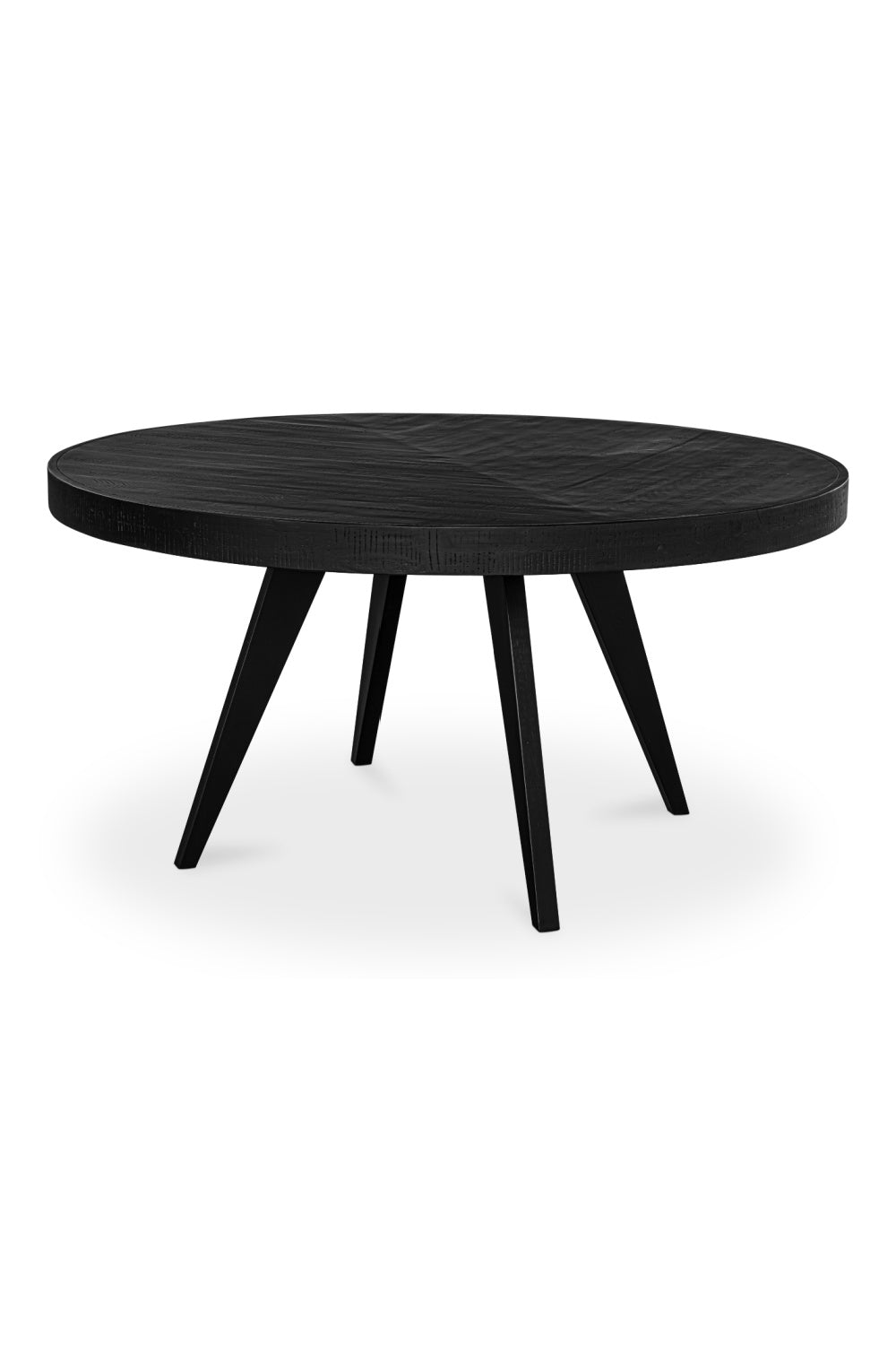   Modern European furniture - Black Acacia Round Dining Table - www.oroa.com | Oroa.com