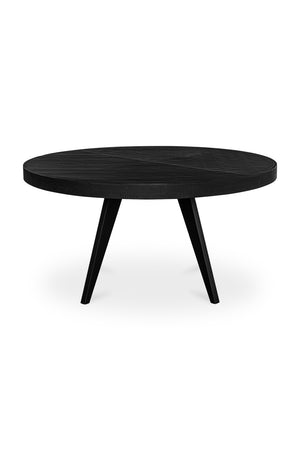   Modern European furniture - Black Acacia Round Dining Table - www.oroa.com | Oroa.com
