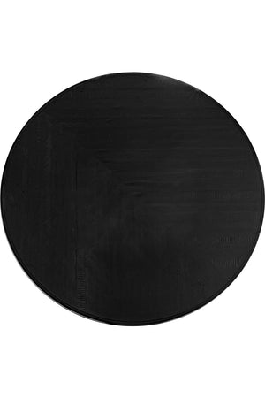  Modern European furniture - Black Acacia Round Dining Table - www.oroa.com | Oroa.com