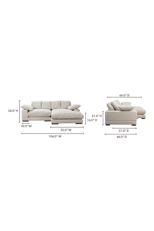   Modern European furniture - Gray Sectional Sofa - www.oroa.com | Oroa.com