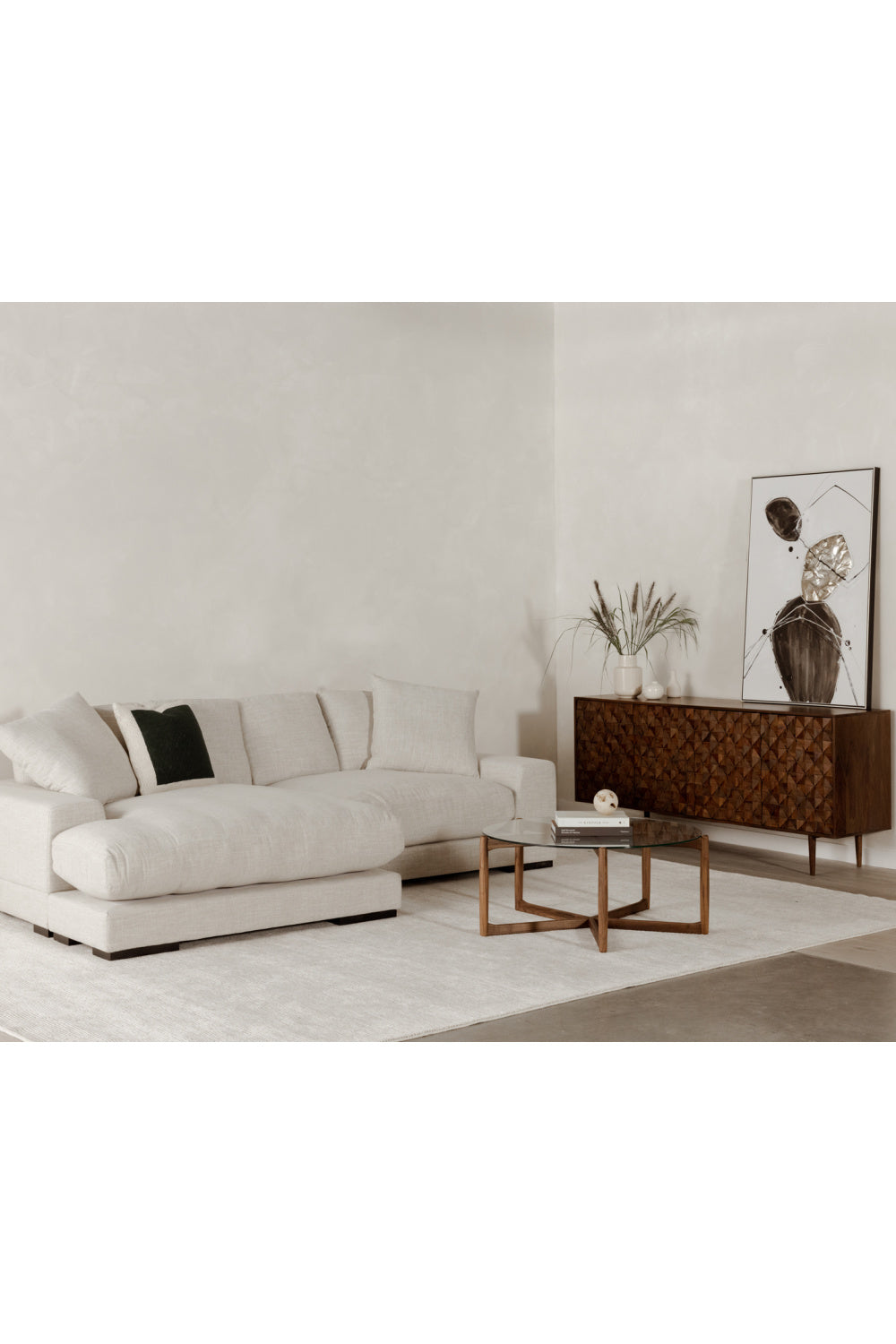  Modern European furniture - Gray Sectional Sofa - www.oroa.com | Oroa.com