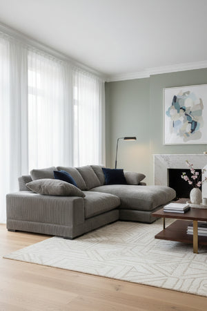  Modern European furniture - Corduroy Sectional Sofa - www.oroa.com | Oroa.com