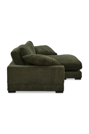   Modern European furniture - Dark Green Sectional Sofa - www.oroa.com | Oroa.com