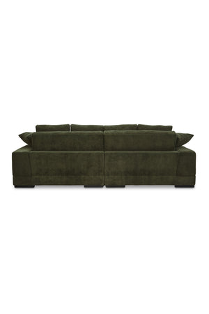   Modern European furniture - Dark Green Sectional Sofa - www.oroa.com | Oroa.com