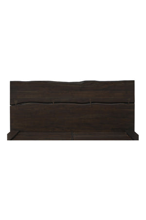   Modern European furniture - Brown Solid Acacia Bed - www.oroa.com | Oroa.com