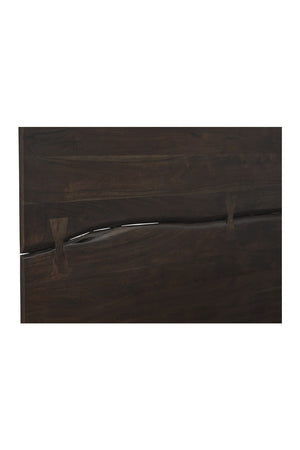   Modern European furniture - Brown Solid Acacia Bed - www.oroa.com | Oroa.com