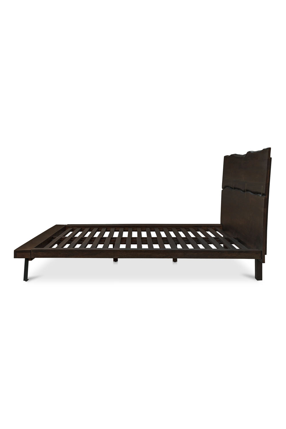   Modern European furniture - Brown Solid Acacia Bed - www.oroa.com | Oroa.com