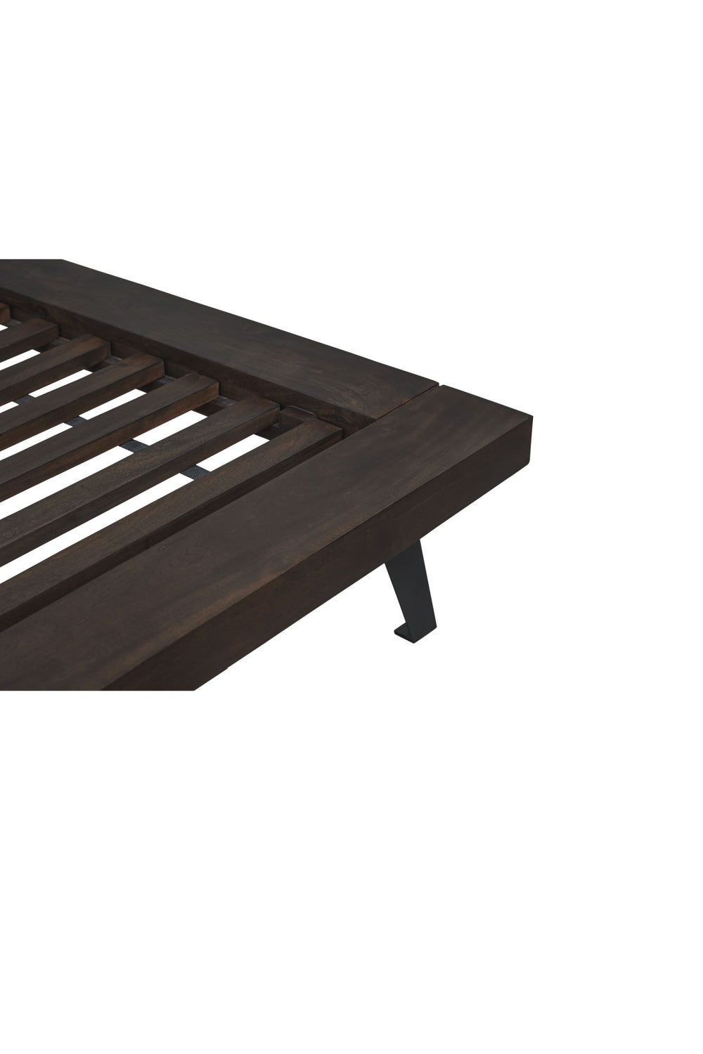   Modern European furniture - Brown Solid Acacia Bed - www.oroa.com | Oroa.com