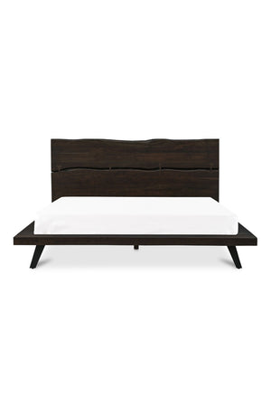   Modern European furniture - Brown Solid Acacia Bed - www.oroa.com | Oroa.com