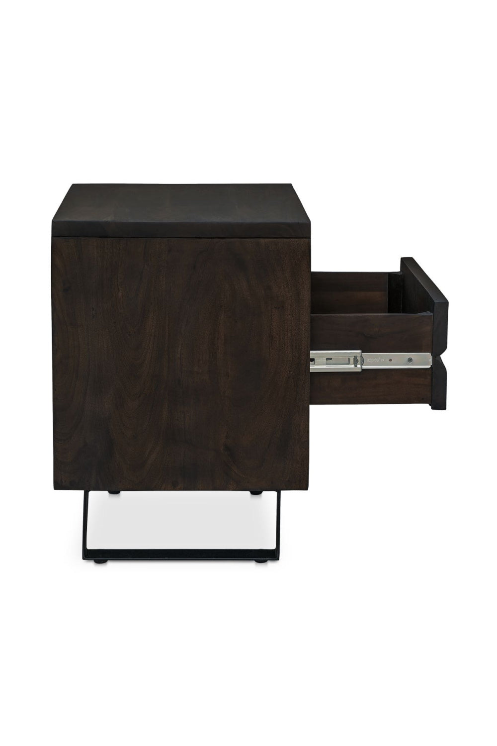   Modern European furniture - Solid Acacia 1-Drawer Nightstand - www.oroa.com | Oroa.com