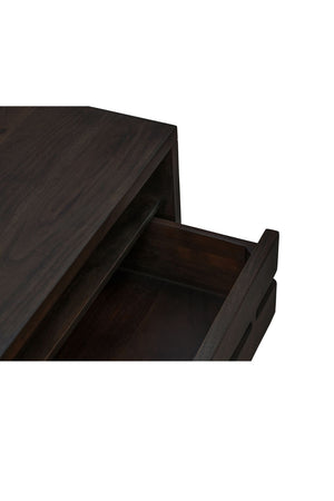   Modern European furniture - Solid Acacia 1-Drawer Nightstand - www.oroa.com | Oroa.com