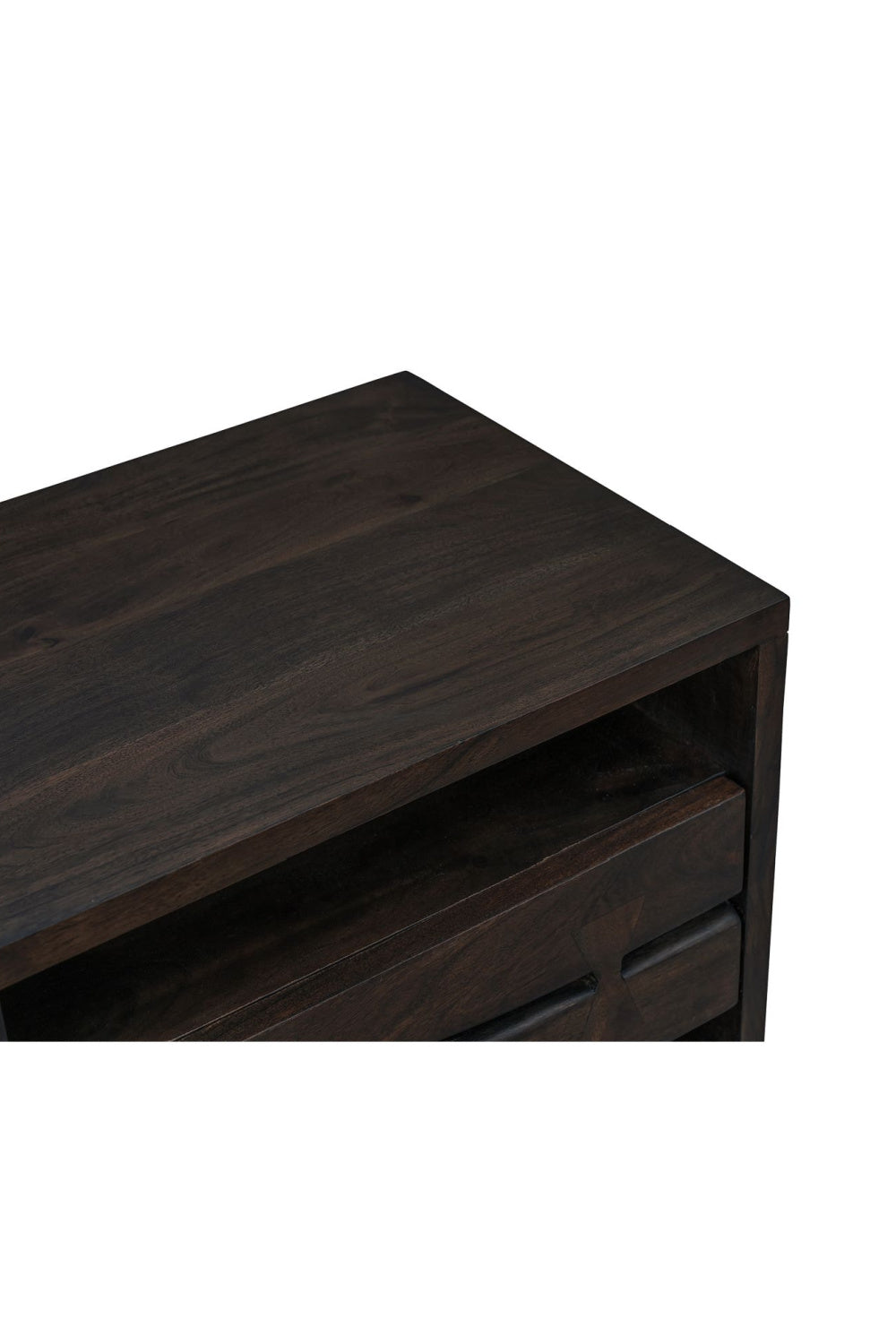   Modern European furniture - Solid Acacia 1-Drawer Nightstand - www.oroa.com | Oroa.com