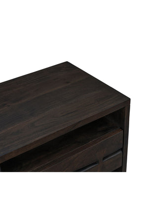  Modern European furniture - Solid Acacia 1-Drawer Nightstand - www.oroa.com | Oroa.com