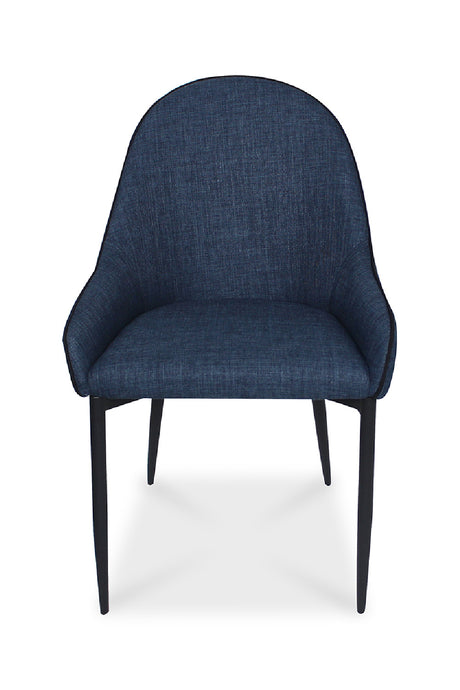   Modern European furniture - Blue Dining Chair Set (2) - www.oroa.com | Oroa.com