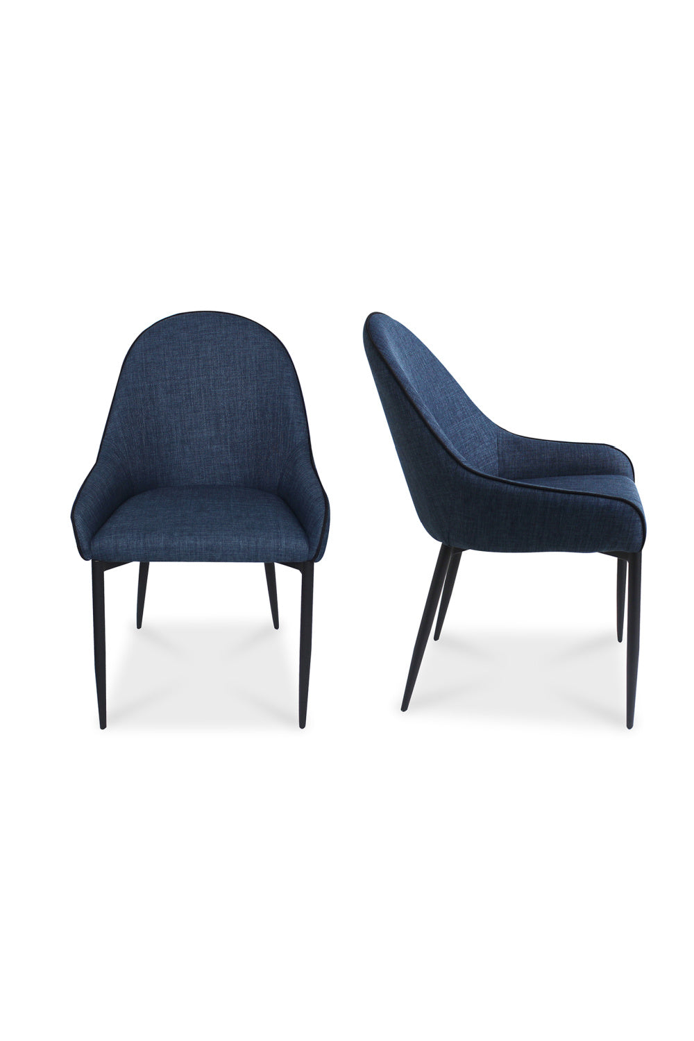   Modern European furniture - Blue Dining Chair Set (2) - www.oroa.com | Oroa.com
