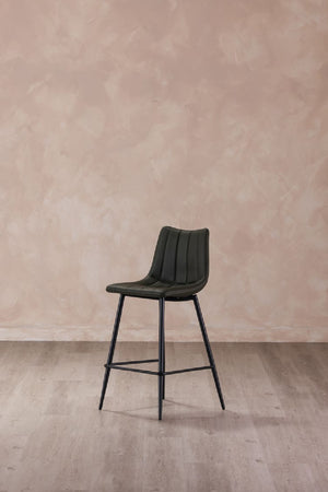   Modern European furniture - Vertical Stitched Counter Stools (2) - www.oroa.com | Oroa.com