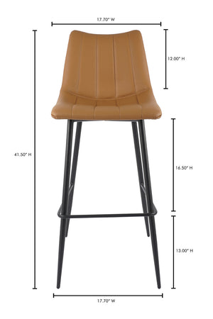   Modern European furniture - Vertical Stitched Bar Stools (2) - www.oroa.com | Oroa.com