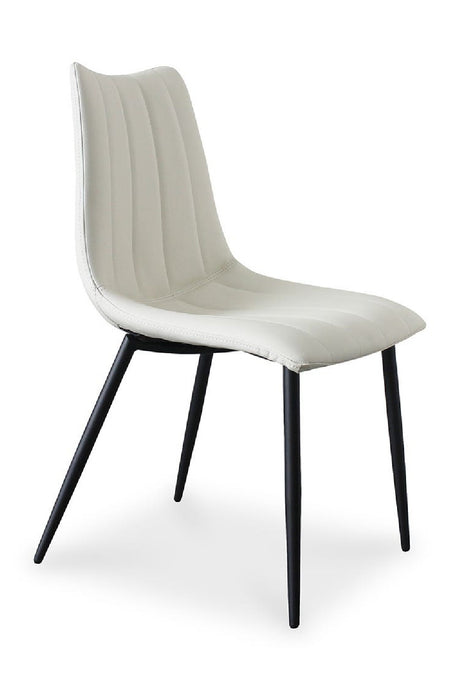   Modern European furniture - Vertical Stitched Dining Chairs (2) - www.oroa.com | Oroa.com