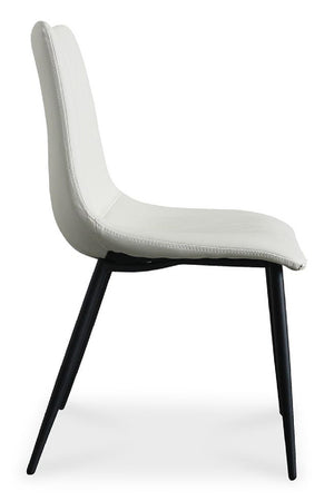   Modern European furniture - Vertical Stitched Dining Chairs (2) - www.oroa.com | Oroa.com