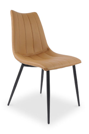   Modern European furniture - Vertical Stitched Dining Chairs (2) - www.oroa.com | Oroa.com