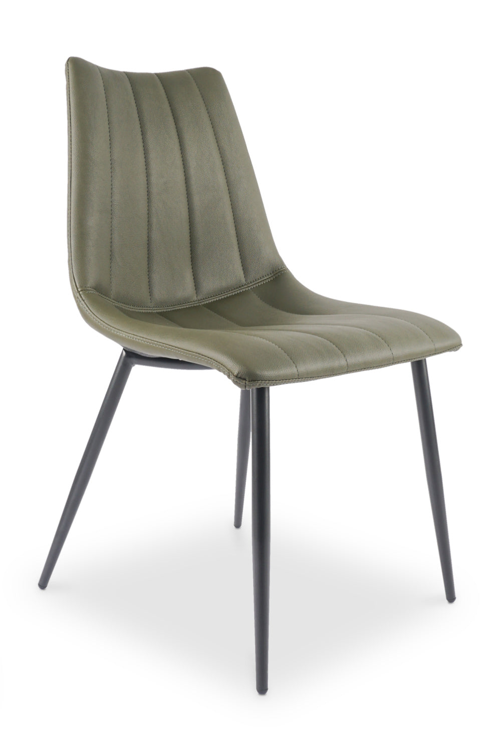   Modern European furniture - Vertical Stitched Dining Chairs (2) - www.oroa.com | Oroa.com