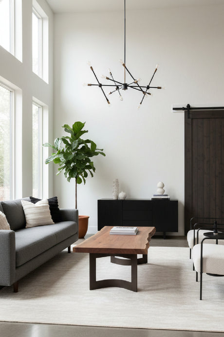   Modern European furniture - Brown Acacia Coffee Table - www.oroa.com | Oroa.com