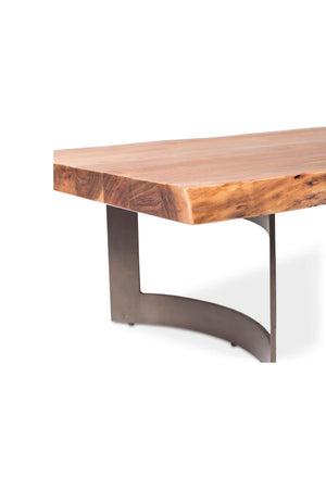   Modern European furniture - Brown Acacia Coffee Table - www.oroa.com | Oroa.com