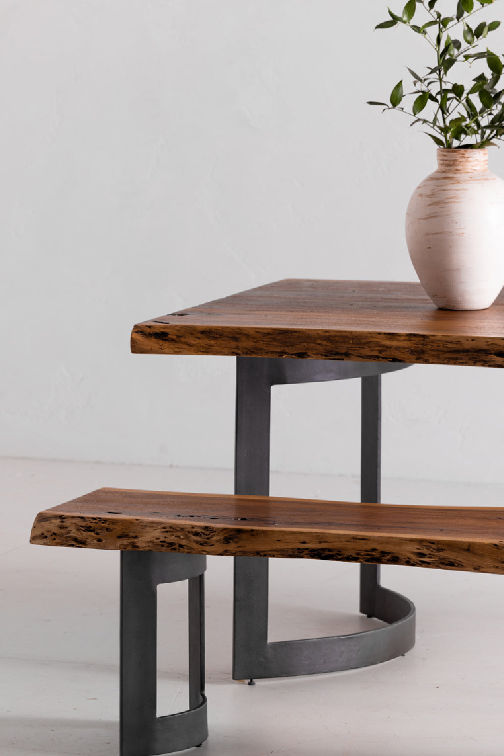   Modern European furniture - Rustic Natural Acacia Bench - www.oroa.com | Oroa.com