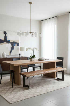   Modern European furniture - Rustic Natural Acacia Bench - www.oroa.com | Oroa.com