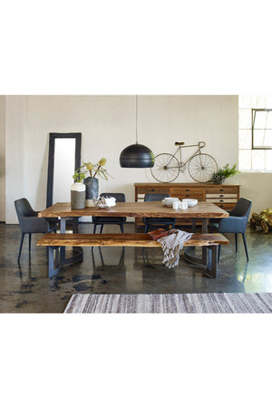   Modern European furniture - Rustic Natural Acacia Bench - www.oroa.com | Oroa.com