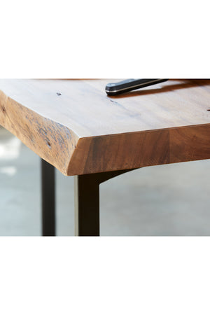   Modern European furniture - Acacia Wood Top Counter Table - www.oroa.com | Oroa.com