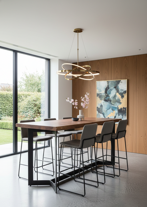   Modern European furniture - Acacia Wood Top Counter Table - www.oroa.com | Oroa.com