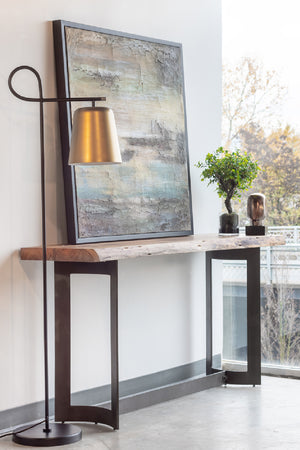   Modern European furniture - Brown Acacia Rustic Console Table - www.oroa.com | Oroa.com